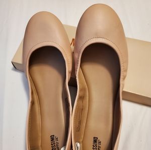 Tan Ballerina flats
